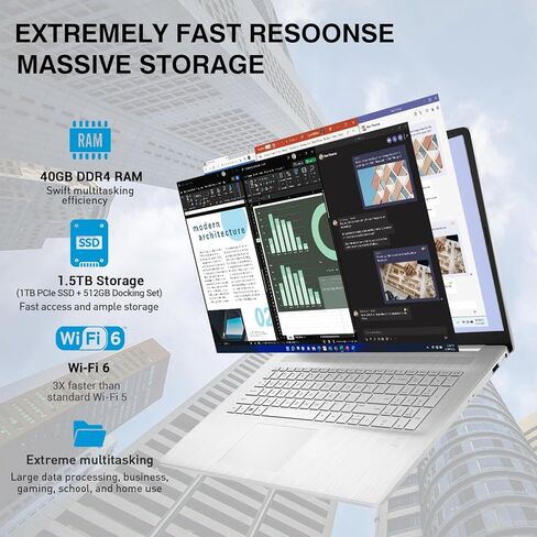 HP 17 بوصة كمبيوتر محمول تعمل باللمس ، 17.3 HD+ شاشة تعمل باللمس المحمول ، Intel 10-Core I7 ، 64GB RAM 2TB SSD+ 512GB in Kuwait