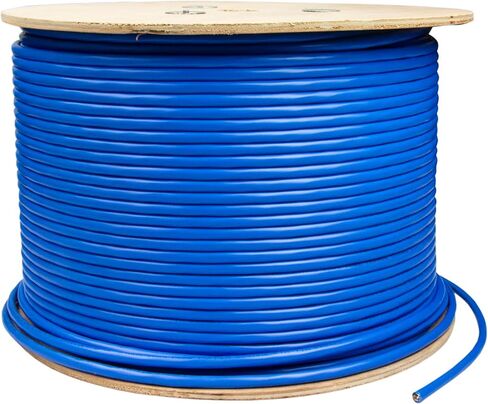 Triplett 1000' Blue CAT6A UTP 23AWG Cable with Riser Rated Jacket, CMR Rated (CAT6AU-1000BL) in Kuwait
