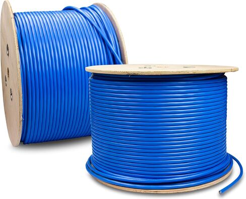 Triplett 1000' Blue CAT6A UTP 23AWG Cable with Riser Rated Jacket, CMR Rated (CAT6AU-1000BL) in Kuwait
