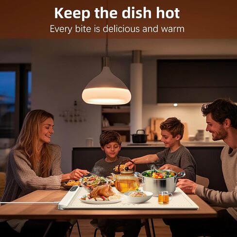 Foldable Food Warming Mat, Silicone Warming Mat for Food, Electric Warming Tray, Portable Food Warmer, Buffet Party Home Gathering Vacation Electric Food Warmer in Saudi Arabia