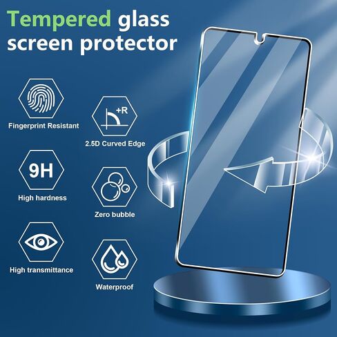 for Samsung Galaxy S24 FE Screen Protector Ultra HD Tempered Glass flim,9H Hardness Anti-Scratch (3+3PACK) in Saudi Arabia