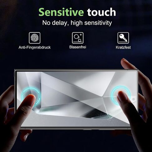 for Samsung Galaxy S24 FE Screen Protector Ultra HD Tempered Glass flim,9H Hardness Anti-Scratch (3+3PACK) in Saudi Arabia