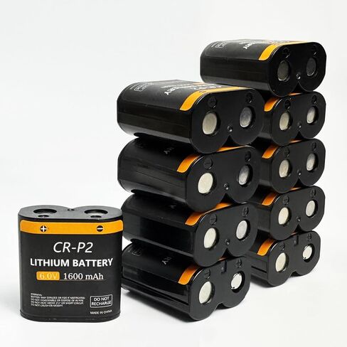 بطارية 6V CR-P2 ، 2025 ترقيات جديدة ، تحل بطارية Lithium Photo Battery محل بطاريات 223A و 2CR-P2 و EL223AP و DL223A 1600MAH (10 حزم) in Saudi Arabia