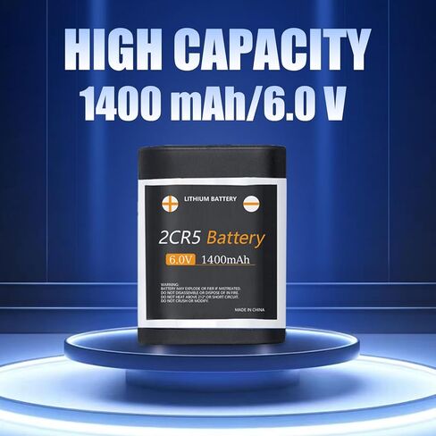 بطارية 6V CR-P2 ، 2025 ترقيات جديدة ، تحل بطارية Lithium Photo Battery محل بطاريات 223A و 2CR-P2 و EL223AP و DL223A 1600MAH (10 حزم) in Kuwait