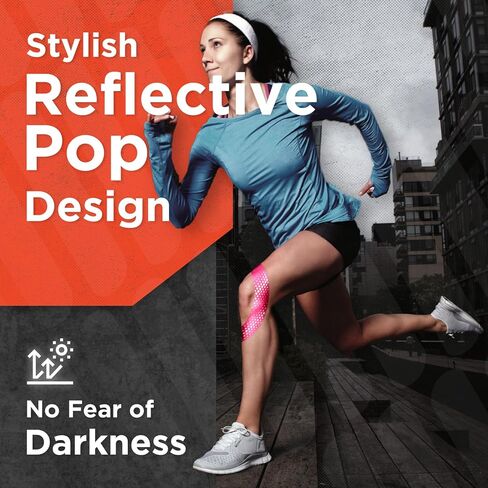 OK TAPE Synthetic Kinesiology Tape Precut Strips, Breathable Sports Athletic Tape for Joint & Muscle Pain, 2in×16.4ft Roll, Black in Kuwait