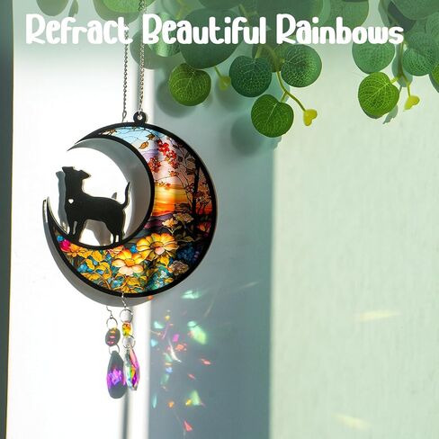 سينوبس الكلب التذكاري بلورات suncatcher، هدايا تذكارية للحيوانات الأليفة للكلاب، فقدان تعاطف الكلب هدية لمحبي الحيوانات الأليفة، هدية تذكارية شخصية للحديقة in Saudi Arabia