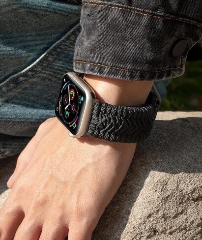 Binlun Watch Band متوافق مع Apple Watch 44mm 45mm 46mm 49mm 49mm ، استبدال حزام ساعة Paracord Paracord متوافق مع Iwatch Ultra/Ultra 2 Series 10/9/8/7/6/5/4/SE/SE2/2/2/2 in Saudi Arabia