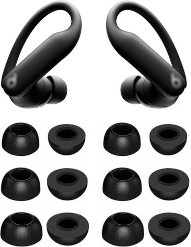 نصائح أذن الرغوة ALXCD متوافقة مع PowerBeats Pro 2 سماعة الرأس ، S/M/L 3 أحجام 6 أزواج من سماعات الأذن الرغوية الناعمة ، تتناسب مع Powerbeats Pro 2 PB Pro 2 6 BAINTS Black in Kuwait