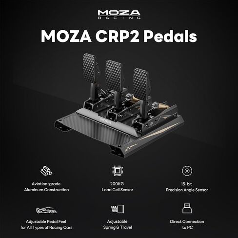 Moza CRP2 CLUCT DEDAL لسباق SIM RACING Driving Video Games in Kuwait