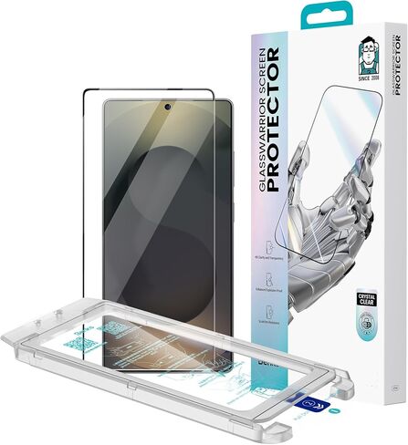 BENKS GlassWarrior AR Screen Protector for Galaxy S25 Ultra, 9H+ Shatterproof [Military-Grade Protection], Superior Scratch Resistance Anti-Reflective Tempered Glass Screen Protector in Kuwait