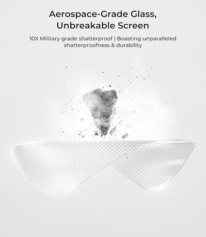 BENKS GlassWarrior AR Screen Protector for Galaxy S25 Ultra, 9H+ Shatterproof [Military-Grade Protection], Superior Scratch Resistance Anti-Reflective Tempered Glass Screen Protector in Kuwait