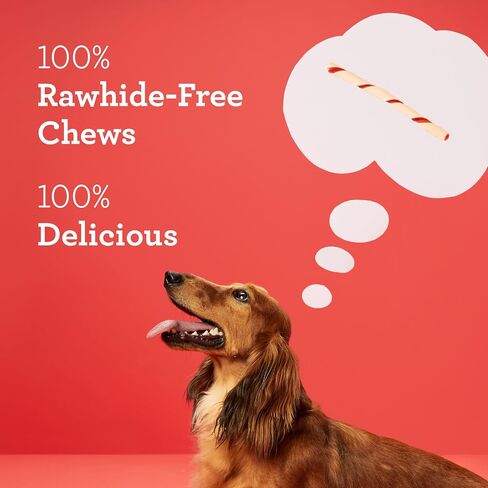 Dreambone Twist Sticks Rawhide Free Dog Chews, Made with Real Chicken, 100 Count (Pack of 1) in Kuwait