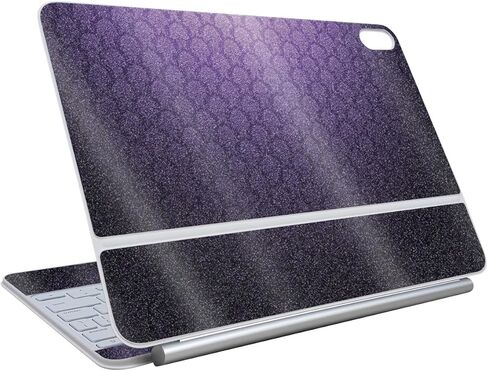 تتوافق الألياف الكربونية للجلد مع لوحة مفاتيح Apple Magic لـ iPad Air 13 بوصة (M3) 2025 - موجات قوس قزح - غطاء ملصق واقي فينيل 3M - يسهل تطبيقه | مصنوع في الولايات المتحدة الأمريكية من قبل Mayyskins in Saudi Arabia