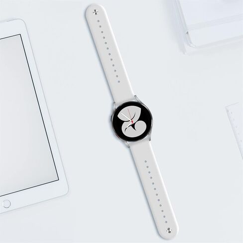 حزام رياضي 20 مم لـ Samsung Galaxy Watch 7/6/5/5 Pro/4 40mm 42mm 44mm 45mm 46mm 43mm 47mm 47mm Galaxy Watch 3 41mm Band ، حزام بديل للسيليكون الناعم لـ Galaxy Watch نشط 2 40 مم 44 ملم 44 ملم 44 ملم in Kuwait