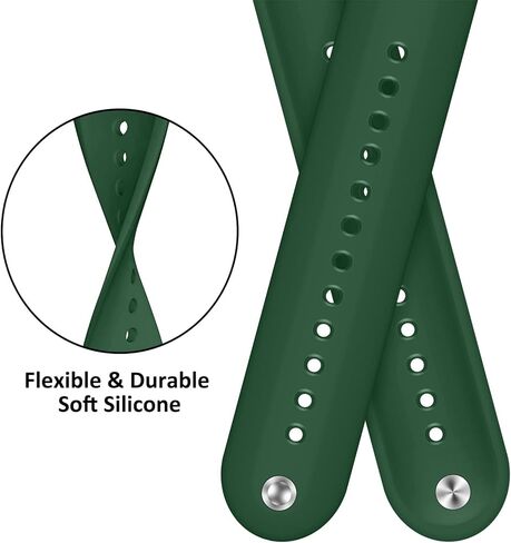 20mm Sport Strap for Samsung Galaxy Watch 7/6/5/5 Pro/4 40mm 42mm 44mm 45mm 46mm 43mm 47mm Galaxy Watch 3 41mm Band, Soft Silicone Wristbands Replacement Strap for Galaxy Watch Active 2 40mm 44mm in Kuwait