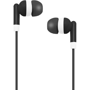 Black Wired Headphones for Most Mobile Phones, Computers, MP3s