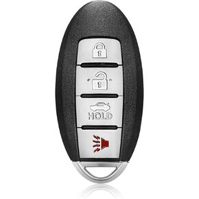 Replacement for 2013 2014 2015 2016 Infiniti JX35 QX60 Nissan Altima Maxima Key Fob Remote Control KR5S180144014 4 Buttons 433MHz