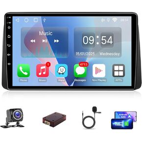 Car Stereo Radio for Dodge Grand Caravan 2011-2020 Chrysler Town & Country 2011-2016 Grand Voyager 2011-2015 Wireless CarPlay Android Auto, 9" Touch Screen Display WiFi/GPS/BT/FM/AHD Camera/Mic