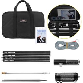 Portable Short Wave Antenna JPC-12 HF Antenna for Ham Radio PAC 12,Full Band Shortwave Radio Antenna 7mhz-50mhz