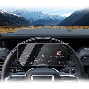LUWU 2025 GMC Yukon Screen Protector Compatible with 2025 GMC Yukon Interior Accessories AT4/AT4 Ultimate/Denali/Denali Ultimate Screen Protector Dashboard Nano Touchscreen 11Inch 2PCS