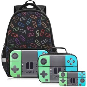 Boys Backpack For School Kids Backpack Game Schoolbag For Children Teens Elementary Middle College Student Bookbag Travel Rucksack Laptop Daypacks