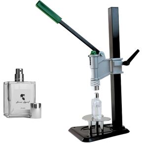 Manual Short Base Desktop Perfume Bottle Cap Sealer, 13-20mm Cap Diameter, Hand Operated Closure Tool (18mm)