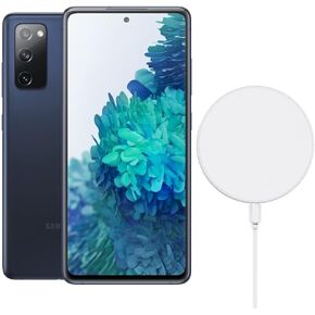 SAMSUNG Galaxy S20 FE 5G (128GB, 6GB) 6.5" AMOLED, Snapdragon 865, IP68 Water Resistant, 4G Volte Fully Unlocked (T-Mobile, AT&T, Verizon, Global) G781W International (w/Fast Wireless Charger, Navy)