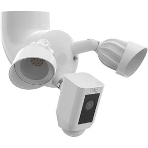 Eave Outdoor Mount for Ring Floorlight Cam Wired Pro/Plus Compatible with Blink Wired Floodlight and Wyze Floodlight v2/Pro, White