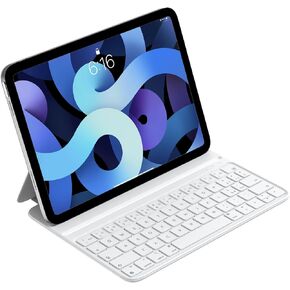 HOU keyboard Case for iPad Air 11 inch 2024 M2 & iPad pro 11 inch 4th/3rd/2nd/1st (2018-2022) & iPad Air 5th/4th (2022/2020), Not for iPad Pro 2024 M4, Folio, Slim, Adjustable Angle, Magnetic Charging
