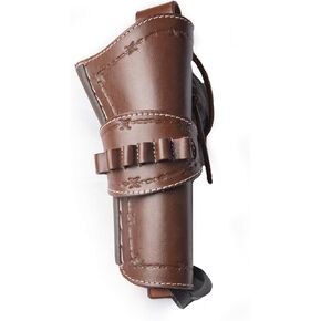 Hulara Leather Western Holster for 4 to 6" .22 Revolver