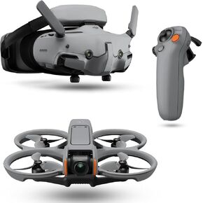 Drone Skin Compatible with DJI Avata 2 Bundle (2024) - Solid Gray - Premium 3M Vinyl Protective Wrap Decal Cover - Easy to Apply | Crafted in The USA by MightySkins
