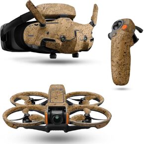 Drone Skin Compatible with DJI Avata 2 Bundle (2024) - Cork - Premium 3M Vinyl Protective Wrap Decal Cover - Easy to Apply | Crafted in The USA by MightySkins