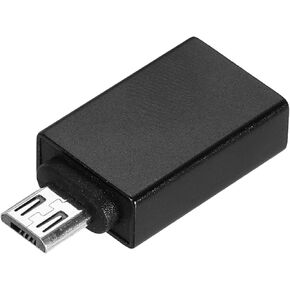 MECCANIXITY USB to Micro USB Adapter, USB 3.0 Female to Micro USB Male Converter for Phone Laptop Car Silver