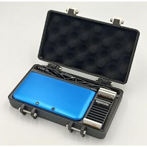 Rugged Protective Carrying Case for "Old" 3DS XL - Holds 15 Games