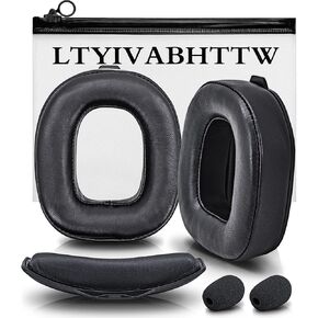 A40 TR Ear Cushions - Earpads Compatible with Astro Gaming A40 TR Wireless Headset - a40 tr Replacement parts/a40 Accessories/Headband/Microphone Foam