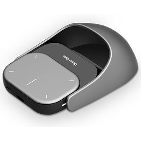 2025 New Wireless Mouse - 2 in 1 Detachable Computer Mouse, Presenter Presentation Pointers Remote with Laser, Ultra-Lightweight, Compatible with PC/Mac/Laptop (No ChatGPT, No Recording, Silver)