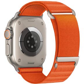 Alpine Loop Nylon Band - Compatible with Apple Watch Ultra 2 bands 49mm 46mm 45mm 44mm 42mm 41mm 40mm 38mm Men Women,Sport Strap Bracelet Wristband for iWatch Ultra Series 10 9 8 7 6 5 4 SE Ultra2