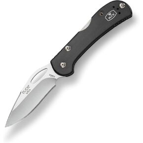 Buck Knives 726 Mini SpitFire Folding Lock Back Pocket Knife with Removable Stainless Steel Pocket Clip, 420HC Blade