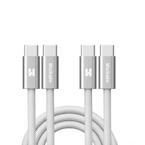 Hichain USB C Cable 65W Fast Charging Cord 3FT USB-C Charging Cable Compatible with iPhone16/15 Pro Max, Galaxy S24/S23, MacBook Pro/Air, iPad, Laptop