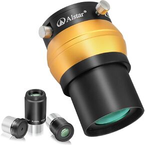 Alstar 2" 2.5X Barlow Lens - Bundle with - 1.25 Inch Plossl Telescope Eyepiece Set