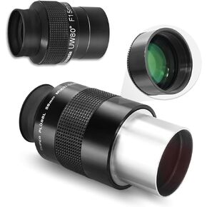 Astromania 2" Ultra-Wide 80 Degree Eyepiece - Bundle with - 2" 56mm Plossl Telescope Eyepiece