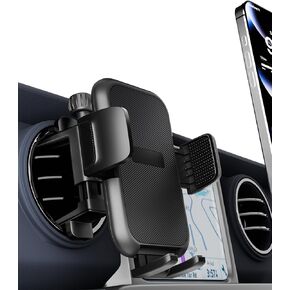 Round Vent Car Phone Holder for Jeep Wrangler JL(2018-2023) Gradiator (2020-2024) Compass (2009-2016) [Thick Case Friendly] Air Vent Car Mount for All Smartphone 4-7.2 inch