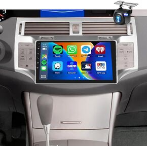 [4+64G]-8Core Car Stereo for Toyota Avalon 2005-2010 Wireless Carplay Android Auto,9" 1280*720P IPS Touch Screen Radio, Android Car Radio/GPS/WiFi/32EQ DSP/59UI/Bluetooth5.0/SWC+Backup Camera METEESER