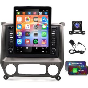 Android 14 Car Stereo Radio fit for 2014-2018 Chevy Silverado GMC Sierra 9.7 Touch Screen Car Radio Multimedia Player w/Wireless Carplay & Android Auto WiFi Bluetooth GPS Backup Camera,[2GB+32GB]