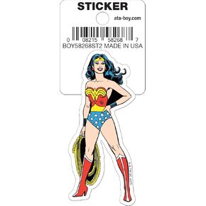 Ata-Boy DC Comics Wonder Woman Classic Character 3 Inch Die Cut Vinyl Sticker