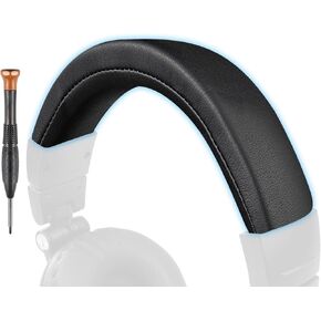 طقم وسادة HeadStrap البروتين البروتين البروتين Soprom لـ Audio Technica ATH M50 ، M50X ، M50XWH ، جزء إصلاح غطاء الرأس لـ M50XBT ، M50XBT2 ، M50S/LE ، M50XSTS ، تثبيت DIY EASY (أسود) in Kuwait