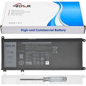 33YDH Laptop Battery for Dell Inspiron 15 7577 17 7773 7778 7779 7786 G3 3579 3779 G5 5587 G7 7588 Latitude 13 3380 14 3480 3490 15 3580 3590 Vostro 15 7570 7580 99NF2 PVHT1 81PF3 081PF3 451-BCDM 56Wh