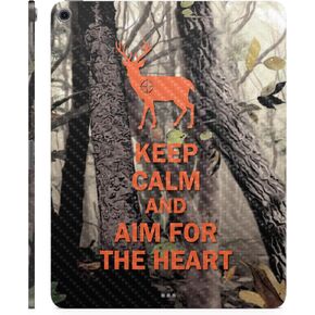 ألياف الكربون الجلد متوافق مع Apple iPad Air 13 (M2) 2024 - Deer Hunter - Premium 3M Vinyl Protction Wrap Cover - يسهل تطبيقه | مصنوع في الولايات المتحدة الأمريكية من قبل Mayyskins