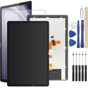 Screen Replacement for Samsung Galaxy Tab A9+ Plus 10.5'' LCD Display Touch Screen for Galaxy Tab A9+ Plus SM-X210 SM-X215 SM-X216B Digitizer Assembly Black with Tools