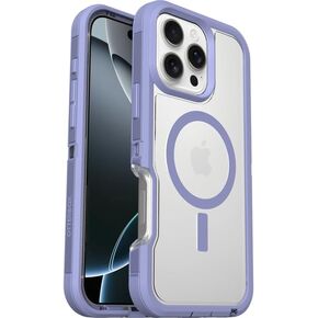 OtterBox iPhone 16 Pro Max (Only) - Defender Series XT Case for MagSafe - Denver Dusk Purple - Screenless - Lanyard Attachment - Microbial Defense Protection - Retail Packaging